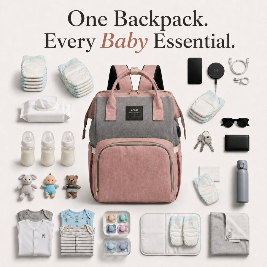 NurturePack™ Convertible Diaper Backpack
