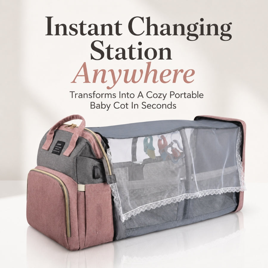 NurturePack™ Convertible Diaper Backpack