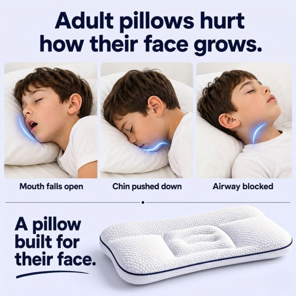 Gravix KidsPosture ergonomic memory foam pillow for children