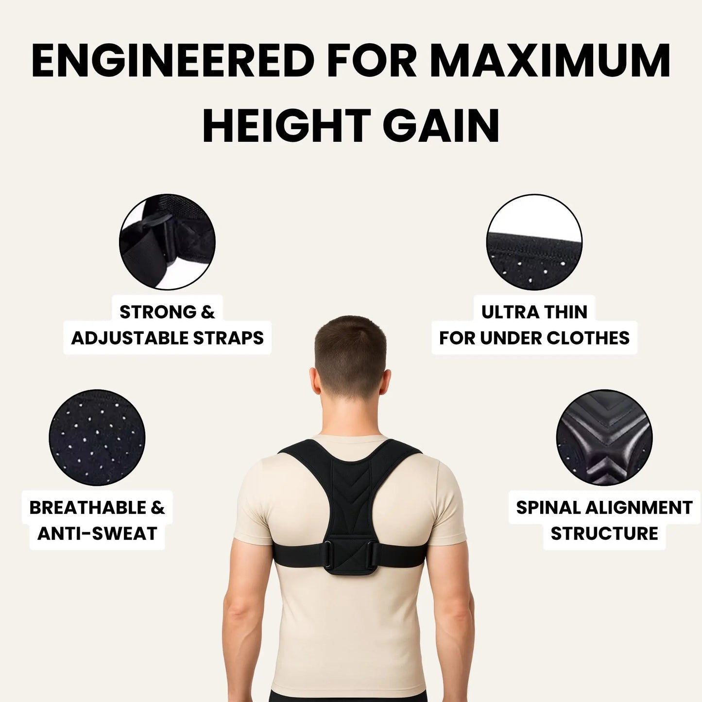 Gravix PostureLift adjustable posture support