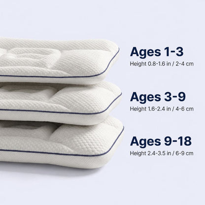 Gravix KidsPosture ergonomic memory foam pillow for children