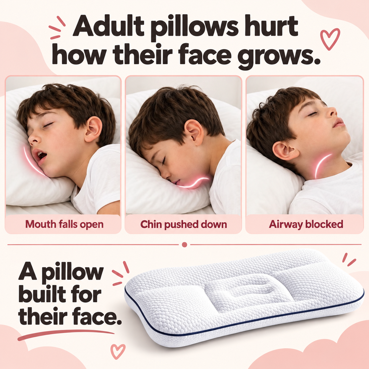 Needo Kids Posture Pillow
