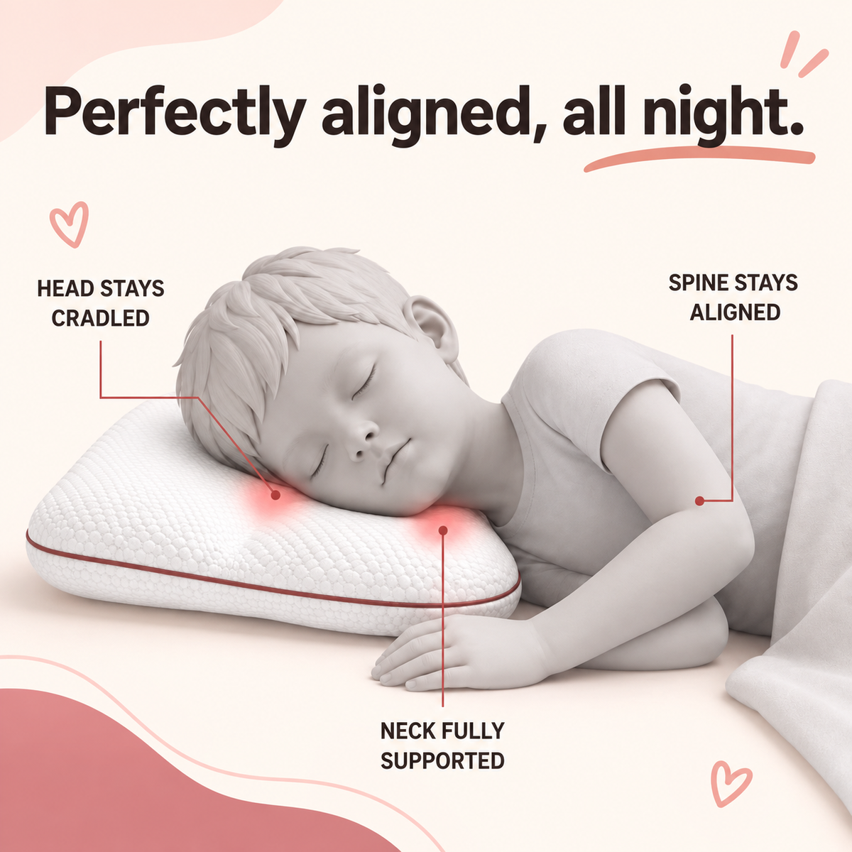 Needo Kids Posture Pillow