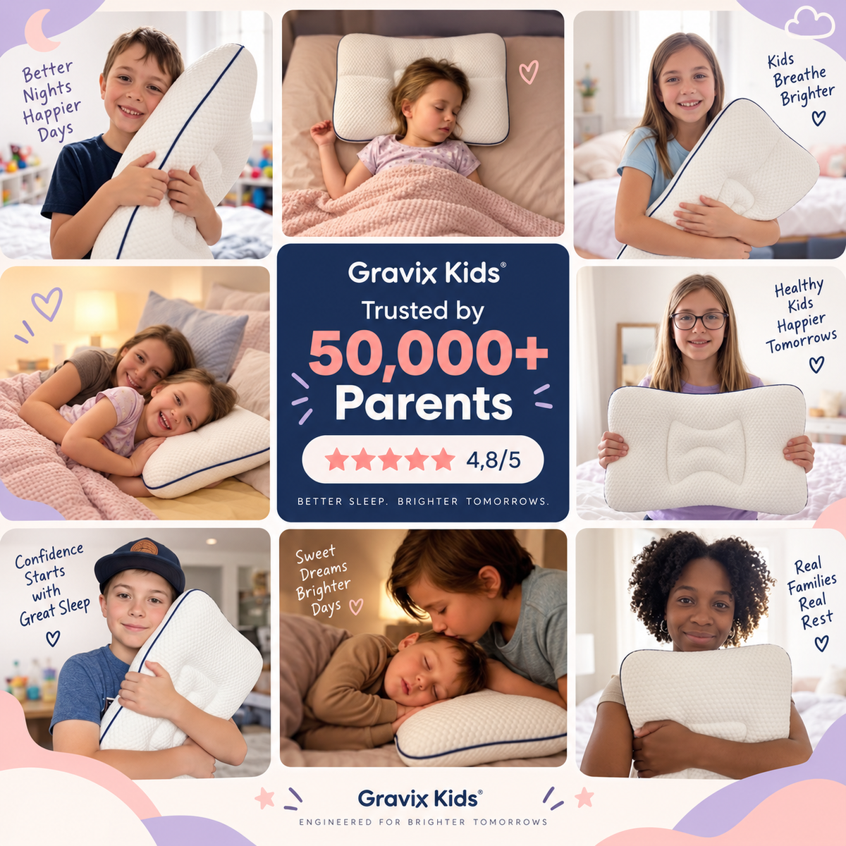 Needo Kids Posture Pillow