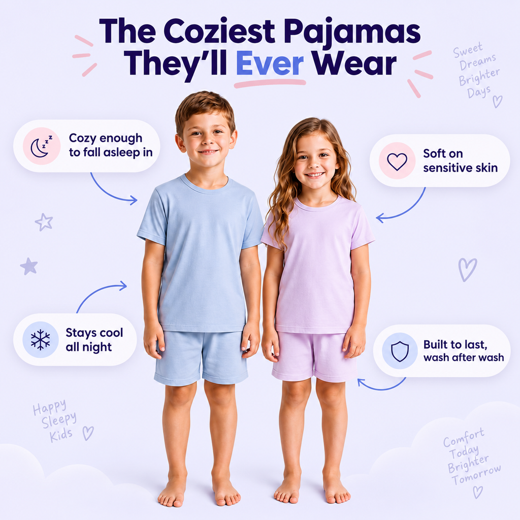 Soft & Comfortable Bamboo Pajamas for Kids