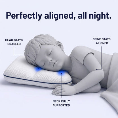 Gravix KidsPosture ergonomic memory foam pillow for children