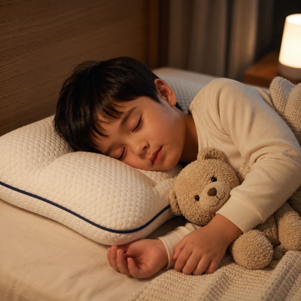 Gravix KidsPosture ergonomic memory foam pillow for children