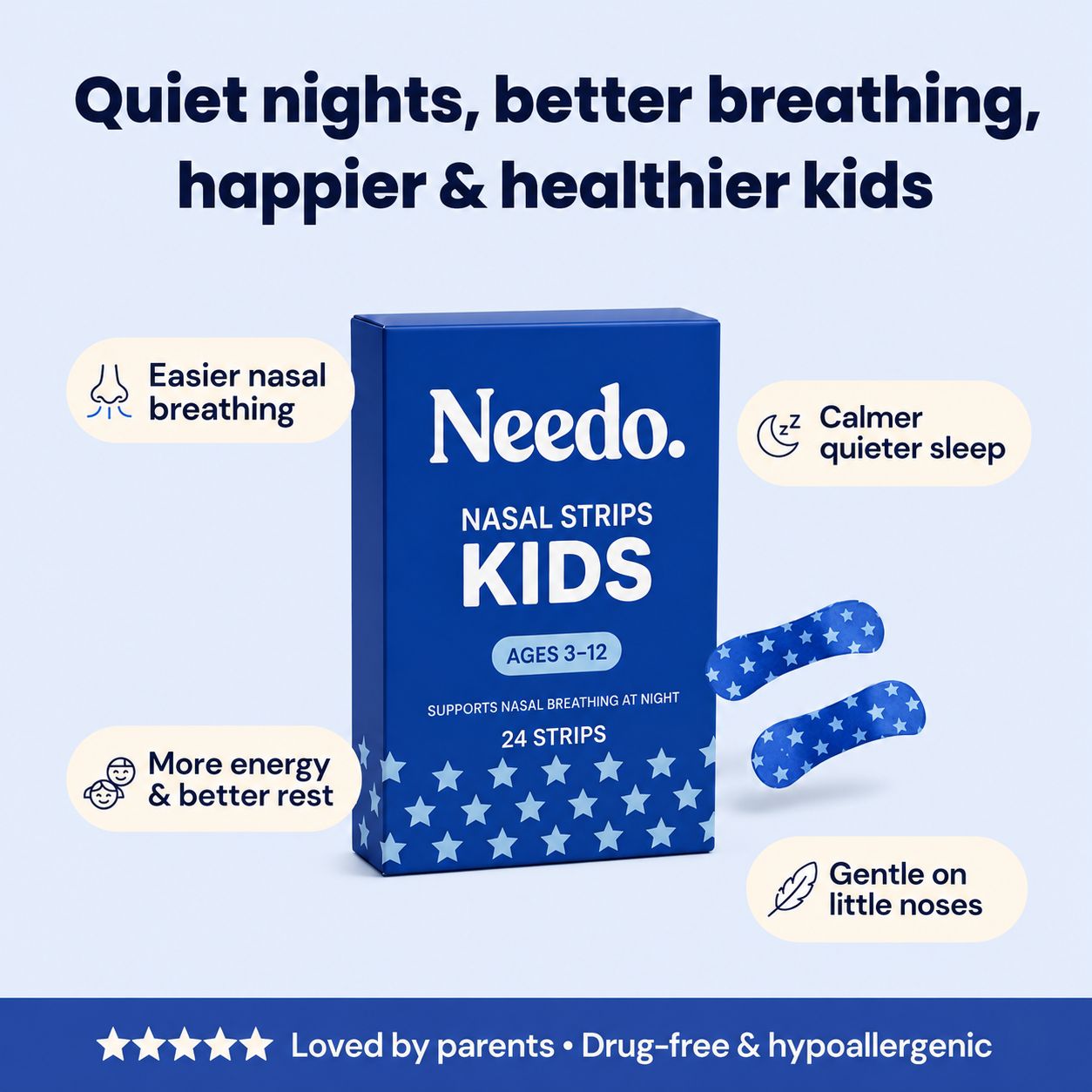 Gravix™ Kids Nasal Strips