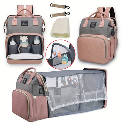 NurturePack™ Convertible Diaper Backpack