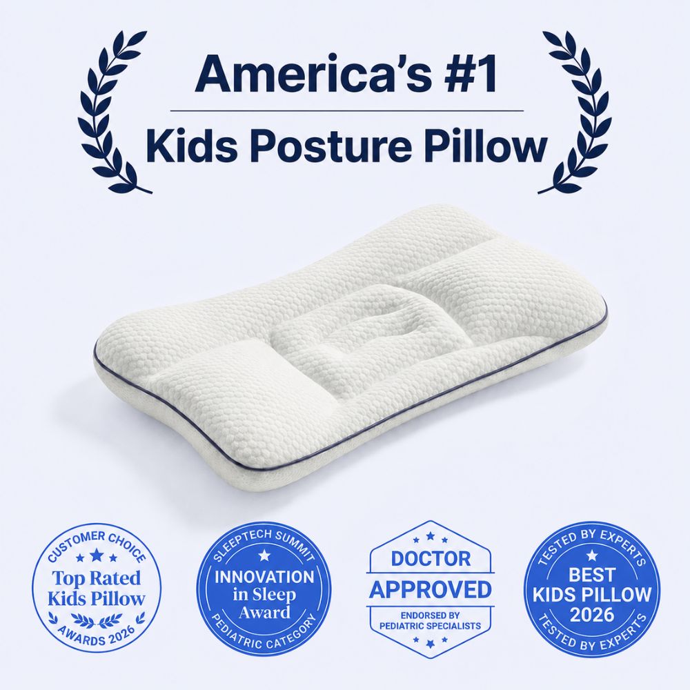 Gravix KidsPosture ergonomic memory foam pillow for children