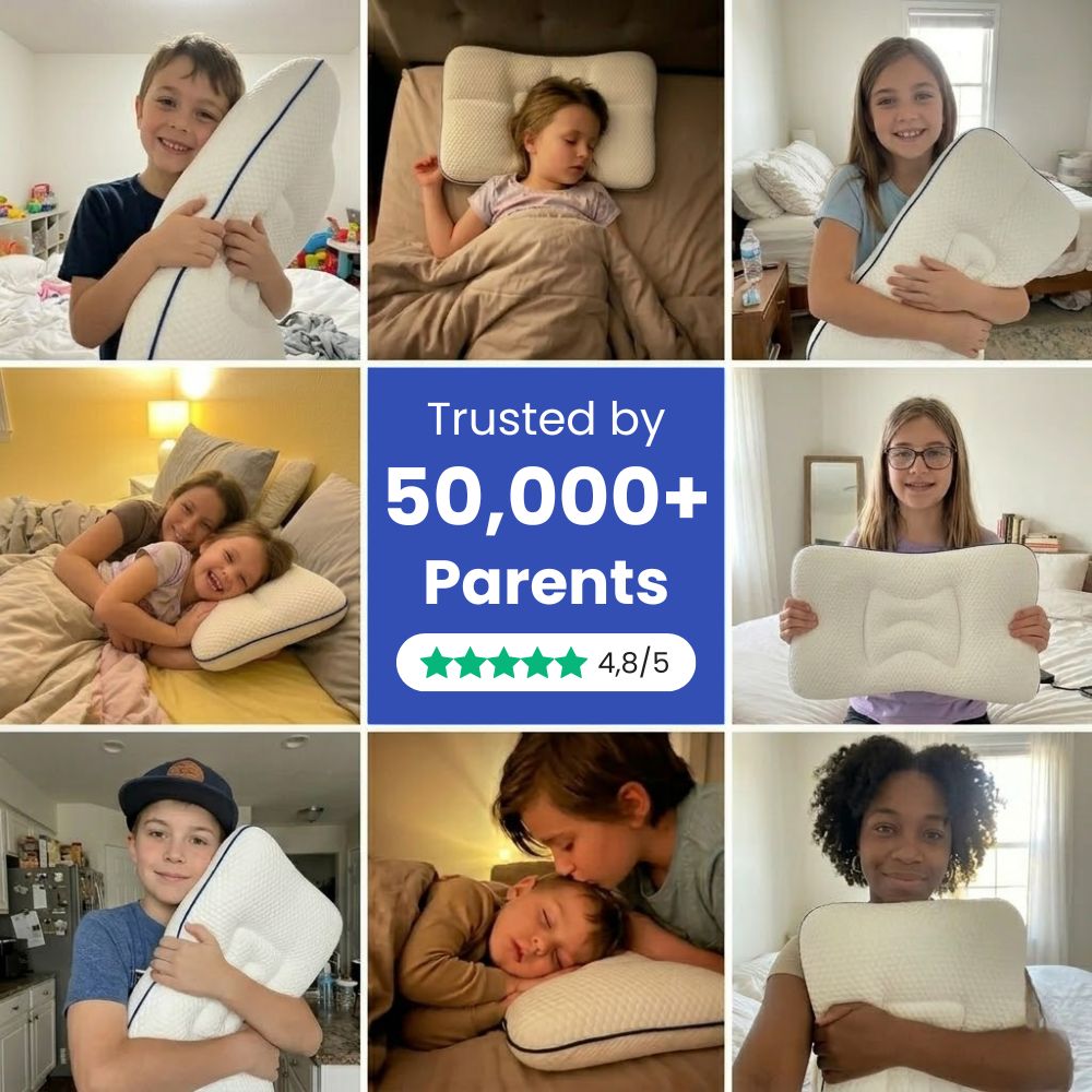Gravix KidsPosture ergonomic memory foam pillow for children